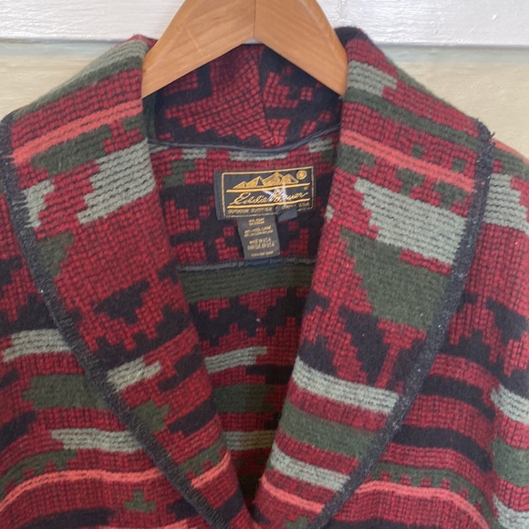 Vintage Eddie Bauer Wool Southwest Jacket Coat - Picture 3 of 6